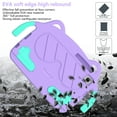 thumbnail image 6 of ELEHOLD Kids Friendly Case for Samsung Tab A7 Lite 8.7 (2021), EVA + Hard PC Hybrid Shockproof Full Body Protective Multi-Angle Kickstand Cute Cover with Handle Grip for Galaxy Tab A7 Lite,Lightpurple, 6 of 8