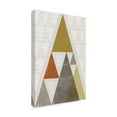 thumbnail image 2 of Trademark Fine Art 'Mod Triangles III Retro' Canvas Art by Michael Mullan, 2 of 3