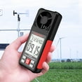 thumbnail image 3 of Anemometer,Meter With Temperature Huity Meter Temperature Tester 2.2-inch Speed Meter Temperature Huiop Handheld Wind Speed Air Meter Wind Speed Meter Velocity Temperature Tester Qisuo, 3 of 7