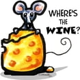 thumbnail image 3 of CafePress - Funny Wine Cheese Large Mug - 15 oz Ceramic Large White Novelty Mug, 3 of 4