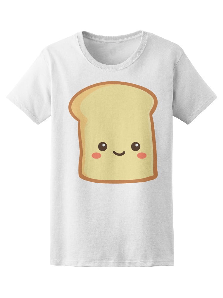 Smartprints Cute Slice Loaf Bread Cartoon Tee Women S Image By Shutterstock Walmart Com Walmart Com