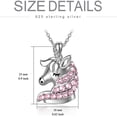 thumbnail image 2 of AOBOCO Unicorn Gifts for Girls, Sterling Silver Unicorn Necklace Unicorn Jewelry Gifts for Girls Sisters Daughter, 2 of 7