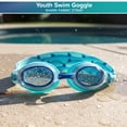 thumbnail image 6 of Dolfino Youth Freestyle Fabric Strap Swim Goggles for Children, Blue Camo, 6 of 8