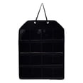 thumbnail image 2 of jifeng Wall Hanging Badges Display Organizer 16 Pockets Transparent Pockets Accessories Black, 2 of 9