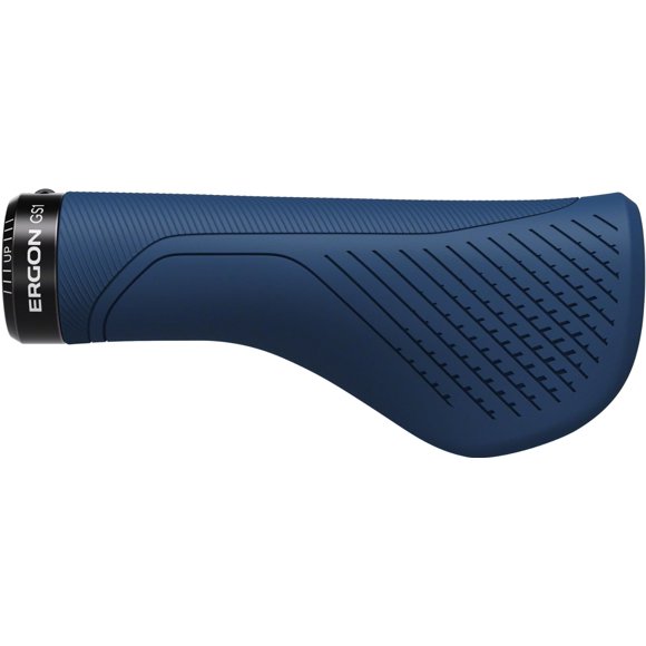 Ergon New GS1 EVO Ergonomic Bike Handlebar Grips, Nightride Blue/Large
