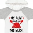 thumbnail image 4 of Inktastic My Aunt Loves Me Nephew Boys or Girls Baby Bodysuit, 4 of 5