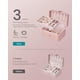 thumbnail image 4 of Joyero SONGMICS Travel Organizador de 2 capas, color rosa gelatina, 4 of 7
