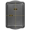 thumbnail image 4 of DecorRack 15 x 10 inch Nonstick Baking Sheet, Heavy Duty Metal Cookie Pan, 2 pack, 4 of 5