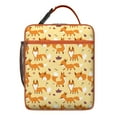 thumbnail image 5 of Reusable Small Lunch Box – Cute Watercolor Fox, Boho Vintage Animal Pattern, Portable Snack & Food Container for Work, School, Picnic, 5 of 6