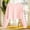 Pink, variant on Womens Crop Sweatshirt Daisy Print Graphic Crew Neck Lantern Long Sleeve Pullover Tops Black