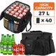 thumbnail image 2 of Bolsa Térmica Plegable OPUX Suave Aislada para Almuerzo 27L 40 Latas, 2 of 9