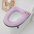thumbnail image 6 of Foam Toilet Seat Cushion Soft Padded Toilet Cover For Round And Elongated Toilets, 6 of 6
