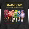 thumbnail image 3 of Rainbow High - Toy Doll Lineup - Toddler And Youth Girls Short Sleeve Graphic T-Shirt, 3 of 5