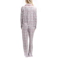 thumbnail image 3 of MUK LUKS Women's 2 Piece Pajama Set, Lovely Gems Button Down Top and Pajama Pants, Tiny Stars, XL, 3 of 5