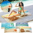 thumbnail image 1 of Xihbxyly Toalla de Playa de Microfibra, Ligera y Resistente a La Arena, de Secado Rápido, Multiusos para Piscina, Viajes, Yoga, Playa y Picnic, 76 X 152 Cm., 1 of 5