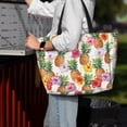 thumbnail image 7 of Gaeub Hawaiian Pineappl Beach Travel Bag, Multi-Pocket Beach Bag, Summer Vacation Bag, Beach Essentials Tote, 7 of 7