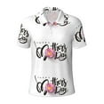 thumbnail image 2 of Daiia Happy Mother's Day (3) Pattern Men’s Polo Shirts,Solid Deck Shirt,Classic Fit, Breathable Cotton Polo for Casual and Sport Wear-4X-Large, 2 of 7