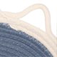 thumbnail image 2 of Cotton Rope Woven Cat Bed Simple Hand Woven Double Sided Cat Bed Basket for All Seasons Grey Blue, 2 of 2