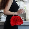 thumbnail image 6 of LinYooLi Women Floral Clutch Purses Satin Flower Evening Bag Party Prom Handbags, 6 of 6