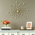 thumbnail image 2 of Home Roots 321179 Sparkle Mirror Burst Wall Decor, Gold, 2 of 4