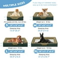 PayUSD Orthopedic Dog Bed, Egg Crate Foam, Removable Cover, Non Skid