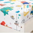 thumbnail image 4 of Juego de sábanas dobles para niños Joiedomi Dinosaur Soft Microfiber, 4 of 7
