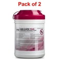 thumbnail image 2 of PDI Sani-Cloth Plus Germicidal Disposable Wipes - For Healthcare, Bactericidal, Virucidal & Fungicidal - Ready-To-Use Cleaning Cloth - Broad Surface Disinfectant - 160 Wipes (6” x 6.75") - Pack of 2, 2 of 8