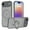 Gray, variant on Magnetic Phone Case For iPhone 17 Air,With Invisible Magnetic O-Ring Kickstand,Compatible with Mag-Safe,Skin Feel Slim Shockproof Anti-Drop Protection Translucent Phone Case,Lightpurple