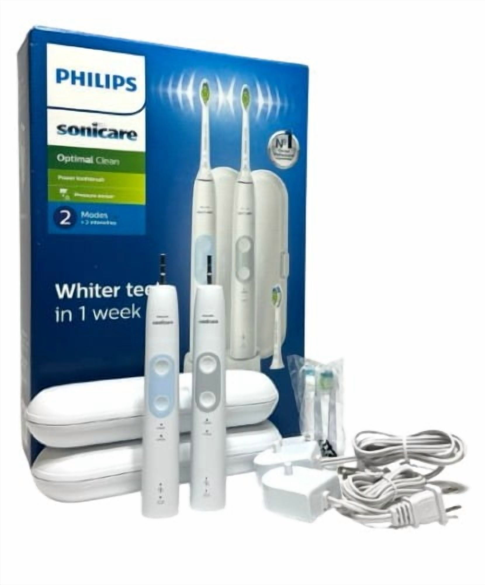 Philips Sonicare ProtectClean 2本セット Philips Sonicare Electric Optimal Clean Toothbrush with
