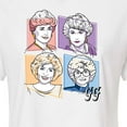 thumbnail image 3 of Golden Girls - Golden Girls Character Grid - Juniors Cropped Cotton Blend T-Shirt, 3 of 5