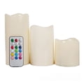 thumbnail image 4 of Las velas electrónicas de colores con control remoto son adecuadas para decoraciones navideñas y de bodas., 4 of 5