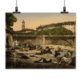 thumbnail image 2 of Print: Washerwomen (Blanchisseuses), Nice, Riviera, circa 1890, 2 of 4