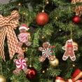 thumbnail image 3 of 4Pcs Christmas Crafts Hanging Ornaments Miniature Christmas Charms Christmas Tree Decor, 3 of 7