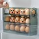 thumbnail image 5 of Refrigerator Egg Rack Flip Fridge Door Egg Storage Rack Tray Container Space Saving Egg Storage Box Rack, 5 of 5