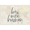 thumbnail image 3 of Rae, Marla 18x13 Black Modern Framed Museum Art Print Titled - Be a Nice Human Map, 3 of 5
