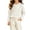 White, variant on Button Front Cardigan Sweater for Girls Long Sleeve Pointelle Knit Crewneck Casual Layering top for School Everyday Wear Pink 6-9 Months
