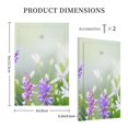 thumbnail image 5 of Zufioo Purple Butterfly On Wild Print Switch Wall Plate, Dustproof and Heat-resistant Decorative Wall Switch Cover, Suitable for Residential and Commercial Areas-Mid-size, 5 of 8