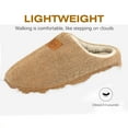 thumbnail image 5 of Ecetana Men's Cozy House Slippers Plush Fuzzy Lined Slip-On Indoor Warm Shoes, 5 of 6