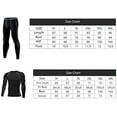 thumbnail image 6 of FINDCI Men's Compression Sportswear Suits Gym Tights Training Boxing Rugby Clothing Jogging Sports Set Running Rashguard Tracksuit,Large,Newdesign20, 6 of 6