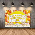 thumbnail image 7 of Colorful Happy Birthday Banner with Star Elements Party Backdrop Background for Birthday Party Celebrations Photography Props Decors, 7 of 7