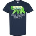 thumbnail image 3 of Inktastic Smoky Mountains, Tennessee Mountains and Bear Shape T-Shirt, 3 of 5