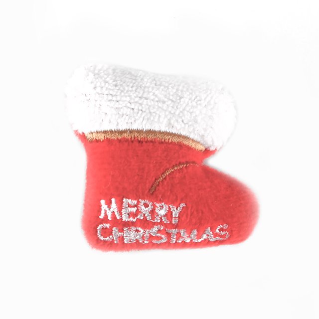 Juguete de Peluche Suave Tema navideño Adorable Costura Fina Juguete de Peluche Resistente a mordeduras para Mascotas Tipo 5