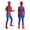 Wine, variant on Superhero Onesie Outfit, Adult Spider Manlike Cosplay Costume Jumpsuit Decor, Realistic Spider Suit Halloween Party Costume Supplies Pack, Vermilion, 130