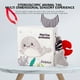 thumbnail image 5 of So-ft Cloth Book Crinkle Book For Baby, Montessori Tum-my Time Toys 0-6-12 Months, Forest Animals Cloth Book, Baby Boy Girl GiftTeissuly Clearance (White, A) Teissuly WER202308291760, 5 of 6