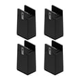 thumbnail image 1 of Elevadores de Muebles de 4 Piezas Perfecl Negro 10 cm, 1 of 8
