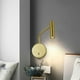thumbnail image 3 of Lámparas de pared ajustables perfecl decorativas luz blanca dorada, 3 of 8