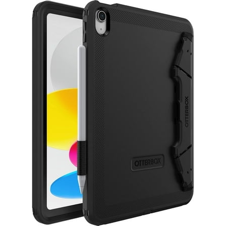 OtterBox iPad (A16) & iPad 10th Gen (Only) - Defender Series Case with/EDU Stand - Black - Non-Retail Packaging