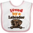 thumbnail image 3 of Inktastic Labrador Retriever Dog Boys or Girls Baby Bib, 3 of 4