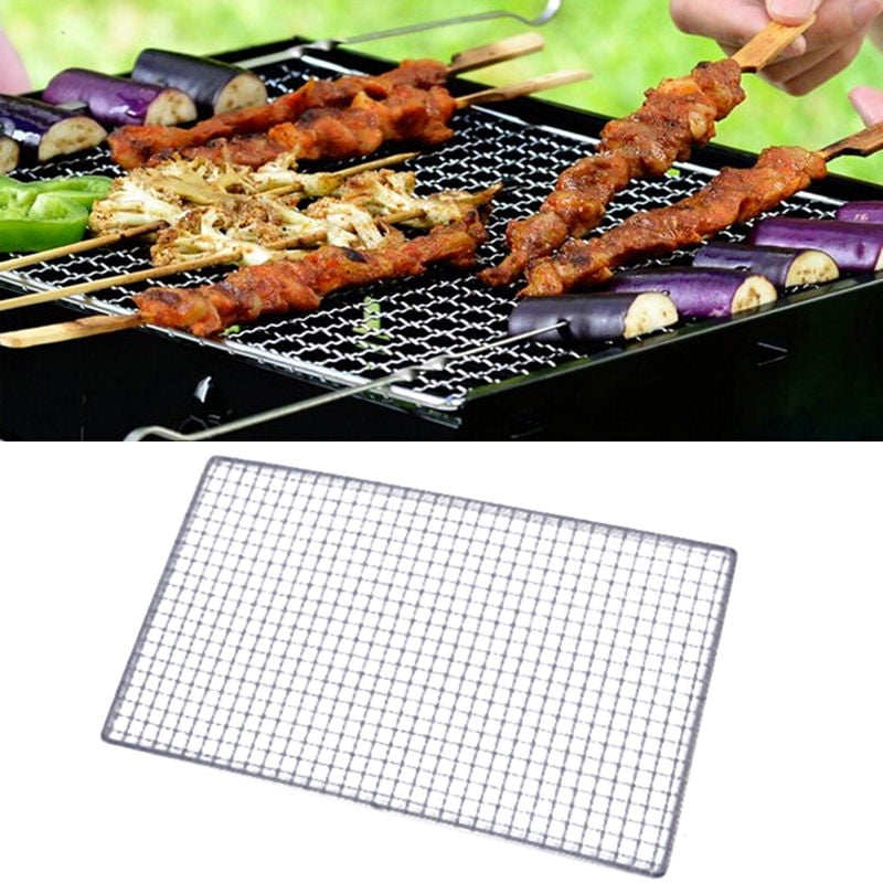 Stainless-Steel BBQ Grill Grate Grid Wire Mesh Rack Cooking Replacement Net. 