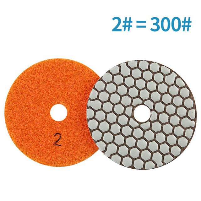 4 inch Diamond Dry Polishing Pad Flexible Sanding Disc For Granite Marble